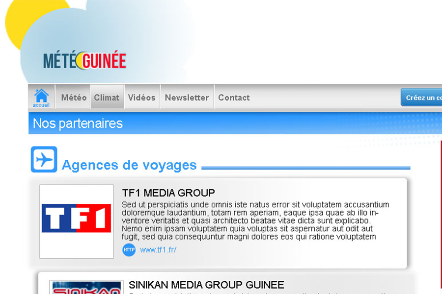 meteo guinee graphoc template
