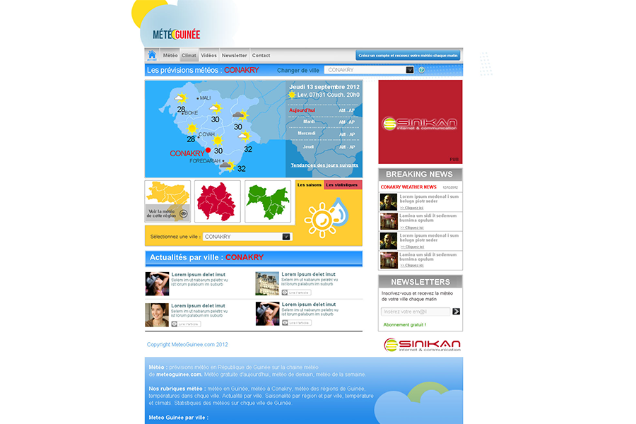 meteo guinee graphoc template