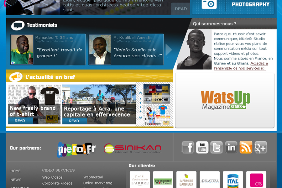 MKelefa graphic template website