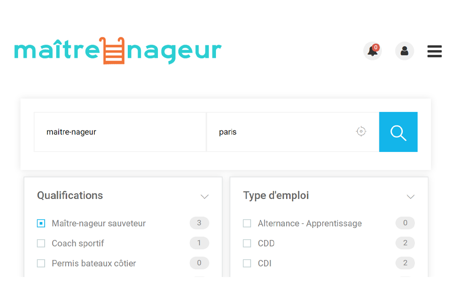 Maitrenageur.org online wetrsports job service 