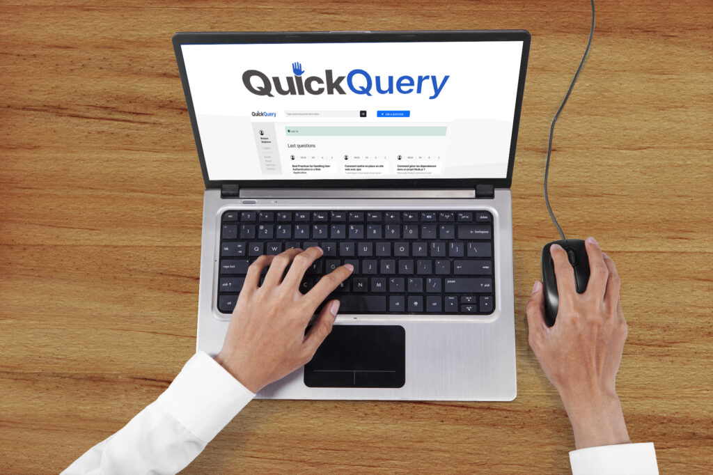 Quickquery demo in a laptop